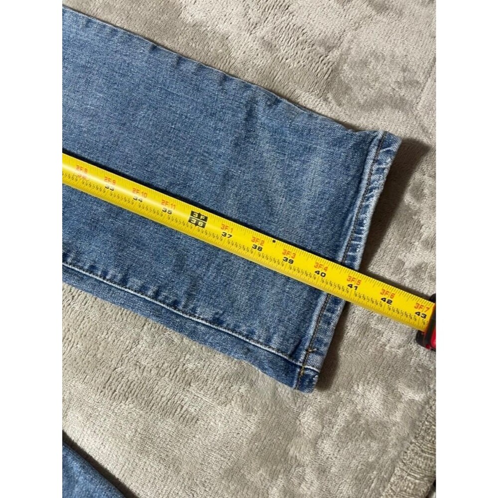 Oliver Logan Button Fly Straight Jeans Women Size 28 Light Wash Mid Rise - Picture 11 of 16